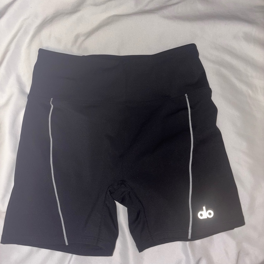 Black Alo biker shorts
